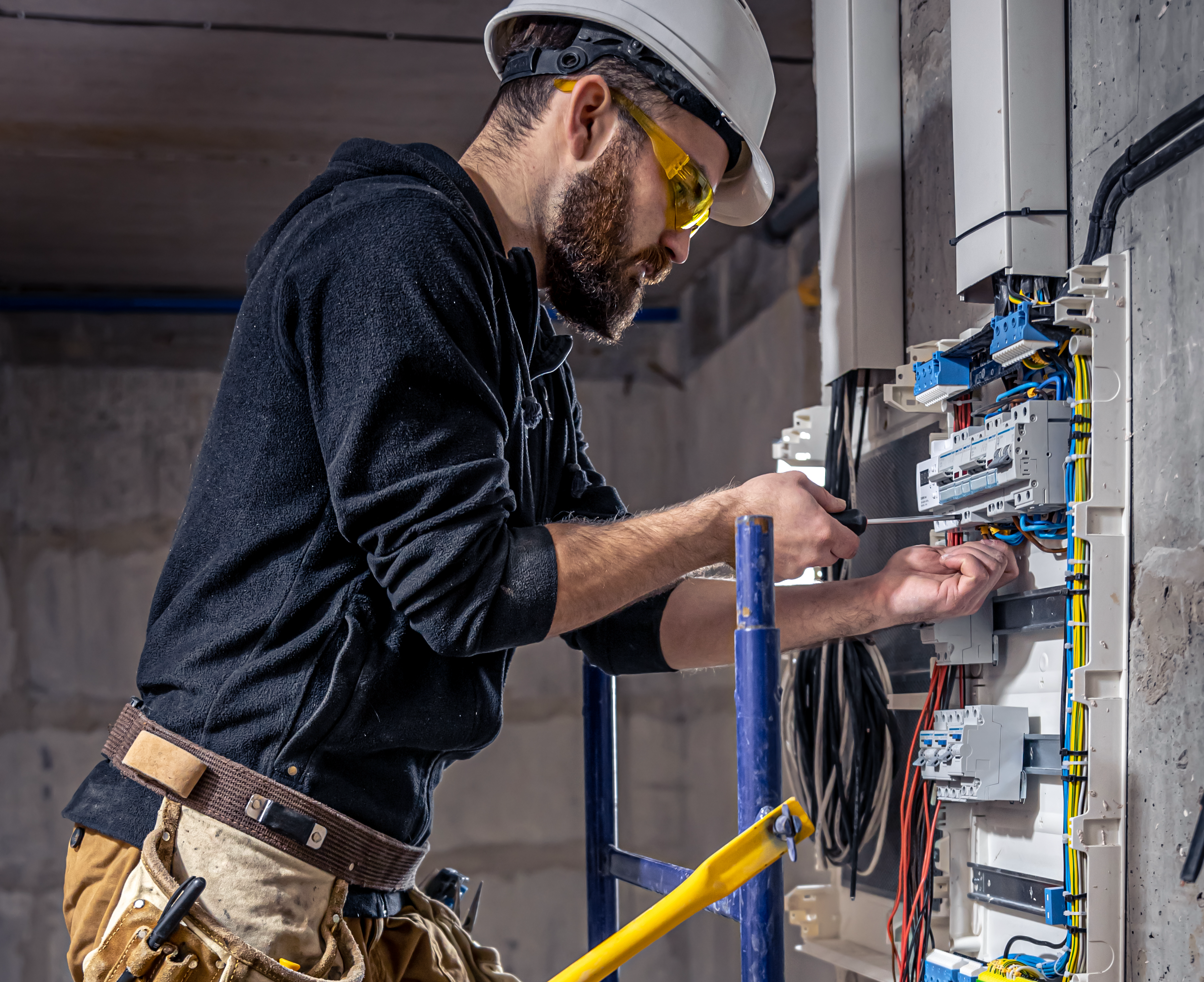 William Langlais, maître électricien Sonic Électrique